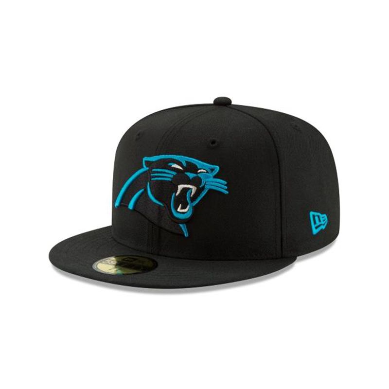 NFL Carolina Panthers 59Fifty Fitted (RJR2681) - Black New Era Caps